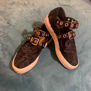 Self Portrait X Robert Clergerie buckle ballet flat